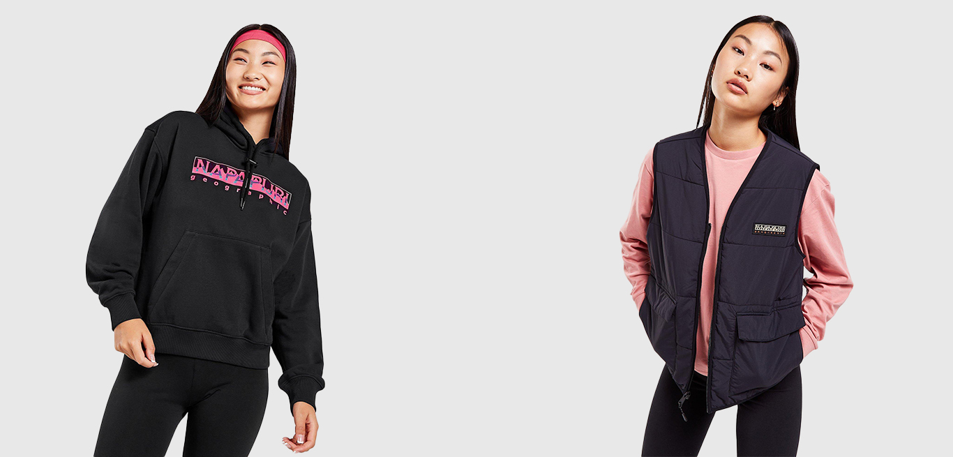 Napapijri Graphic Overhead Hoodie and Napapijri Wild Gilet.